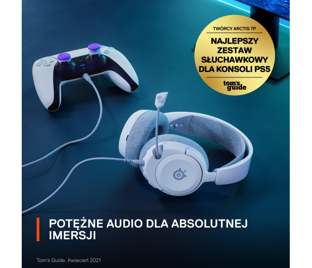 STEELSERIES Arctis Nova 1P (Playstation, białe) 61612 - 1066000 - zdjęcie 4